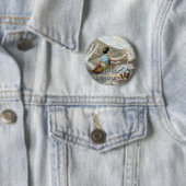 Trapeze artiesten ronde button 5,7 cm (In situ)