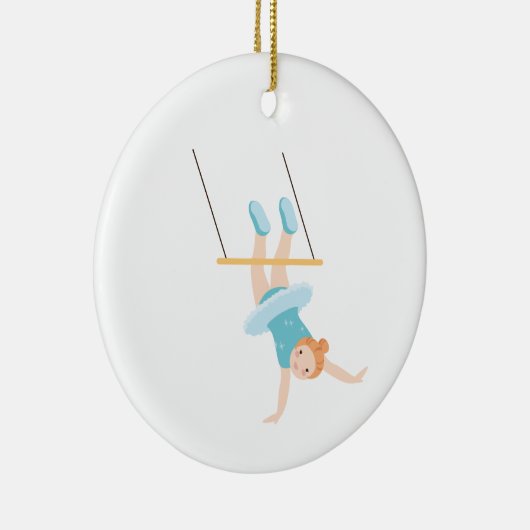Trapeze Girl Keramisch Ornament (Rechts)