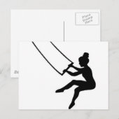 trapeze_kunstenaar briefkaart (Voorkant / Achterkant)