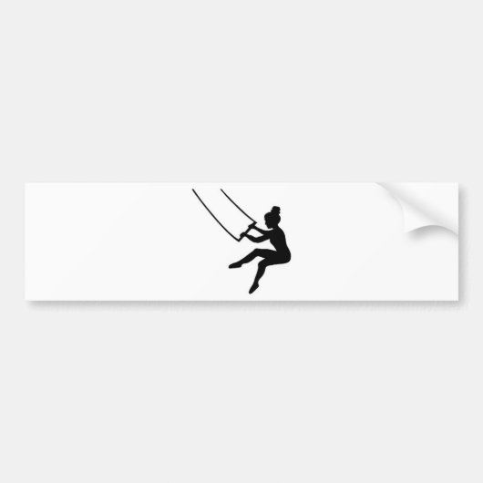 trapeze kunstenaar bumpersticker (Voorkant)