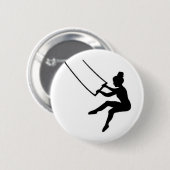 trapeze kunstenaar ronde button 5,7 cm (Voorkant /achterkant)