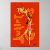 Trapeze kunstenaars acats Juliet Circus Poster (Voorkant)