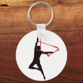 Trapeze Swing Aerialisten Sleutelhanger (Voorkant)