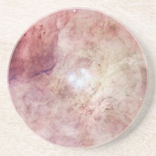 Trapeziumsterren van de Orion Nebula Zandsteen Onderzetter (Voorkant)