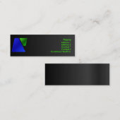 Trapezoïde profielkaart mini visitekaartje (Voorkant / Achterkant)