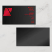 Trapezoïde profielkaart visitekaartje (Voorkant / Achterkant)