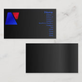 Trapezoïde profielkaart visitekaartje (Voorkant / Achterkant)