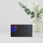 Trapezoïde profielkaart visitekaartje (Staand voorkant)
