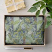 Traphuis van Van Gogh in Auvers Landschapskunst Tissuepapier (Geschenk)