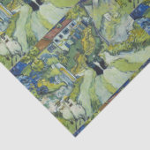 Traphuis van Van Gogh in Auvers Landschapskunst Tissuepapier (Detail)
