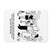 Traplift specificaties cartoon. magneet (Horizontaal)