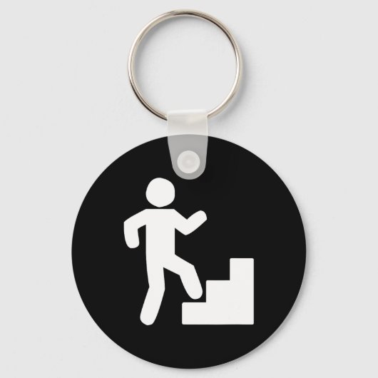 Trappe klim Huldige Workout Sleutelhanger (Voorkant)