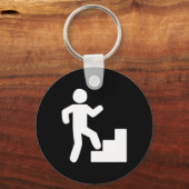Trappe klim Huldige Workout Sleutelhanger (Voorkant)