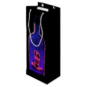 Trapped In Though in Verdant & Violet Shades Wijn Cadeautas (Achterkant Gekanteld)