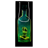 Trapped In Though in Verdant & Violet Shades Wijn Cadeautas (Voorkant)