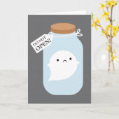 Trapped Little Ghost Kaart (Gele Bloem)