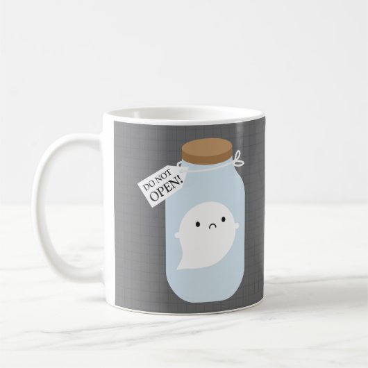 Trapped Little Ghost Koffiemok (Links)