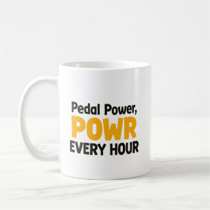 Trappeerkracht "POWR" elk uur Koffiemok