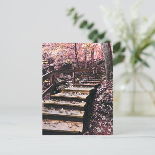 trappen briefkaart (Staand voorkant)