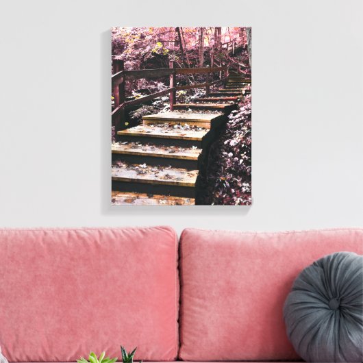 trappen canvas afdruk (Insitu (Woonkamer))