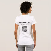Trappen hebben, zal reizen t-shirt (Achterkant volledig)