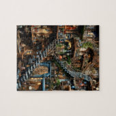 Trappen Illusie Museum Puzzel Legpuzzel (Horizontaal)