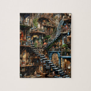 Trappen Illusie Museum Puzzel Legpuzzel