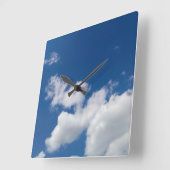 Trappen in de wolken vierkante klok (Hoek)