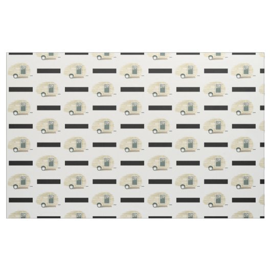 trappenaanhangwagen zigeunercaravan 2 stof (Fat Quarter)