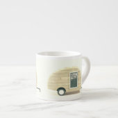 trappenaanhangwagen zigeunercaravan espresso kop (Voorkant rechts)