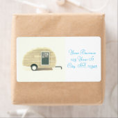 trappenaanhangwagen zigeunercaravan etiket (Insitu)