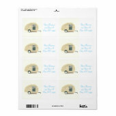 trappenaanhangwagen zigeunercaravan etiket (Full Sheet)