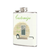 trappenaanhangwagen zigeunercaravan heupfles (Links)