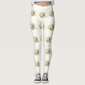  trappenaanhangwagen zigeunercaravan leggings (Voorkant)