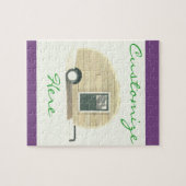  trappenaanhangwagen zigeunercaravan legpuzzel (Horizontaal)