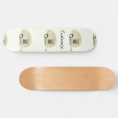 trappenaanhangwagen zigeunercaravan persoonlijk skateboard (Horizontaal)