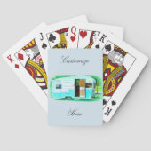  trappenaanhangwagen zigeunercaravan pokerkaarten (Achterkant)