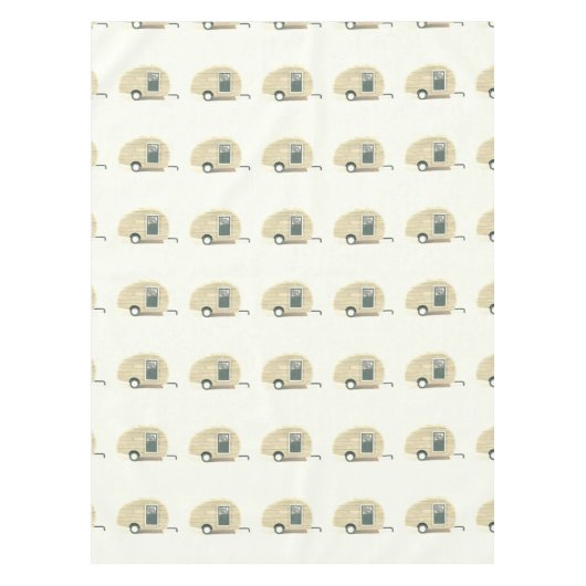  trappenaanhangwagen zigeunercaravan tafelkleed (Voorkant)