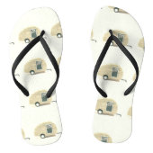  trappenaanhangwagen zigeunercaravan teenslippers (Voetbed)