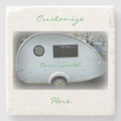  trappencaravan Thunder_Cove Stenen Onderzetter (Voorkant)