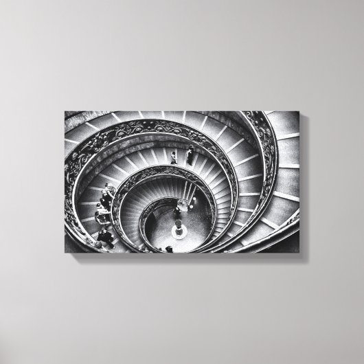 Trappenhuis in zwart-wit print (Voorkant)