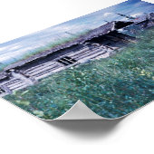 Trapper Cabin langs de oevers van de Coleen Poster (Hoek)