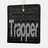 Trapper Extraordinaire Keramisch Ornament (Links)