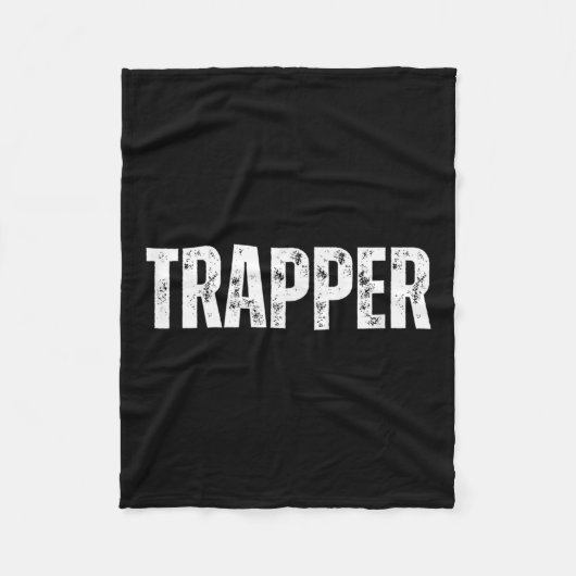 Trapper Fleece Deken (Voorkant)