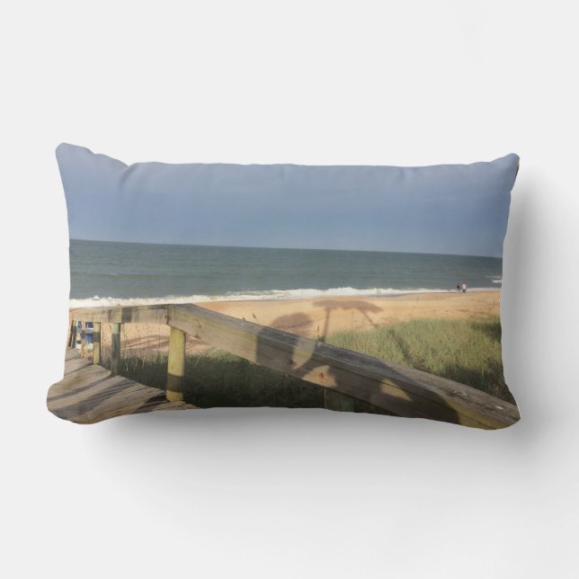 Trapperedet naar het strand buitenkussen (Voorkant)