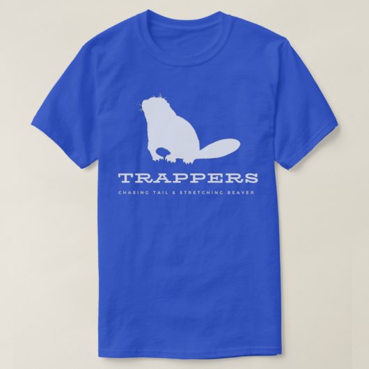 Trappers die het stempel van de Rooster verslaan T-shirt (Design voorkant)