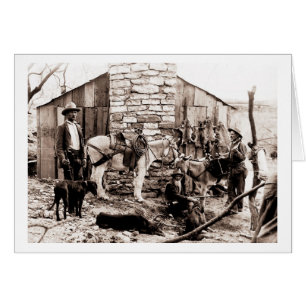 Trappers en hun cabine