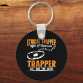 Trapping Stuff Coyote Trapping Gear Trap Hunter TR Sleutelhanger (Voorkant)