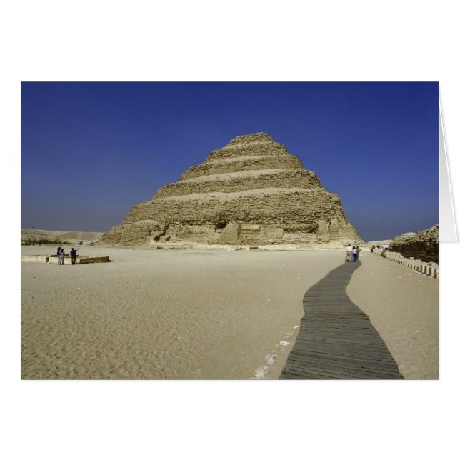 Trappiramide in Saqqara, een van de vroegste (Voorkant Horizontaal)