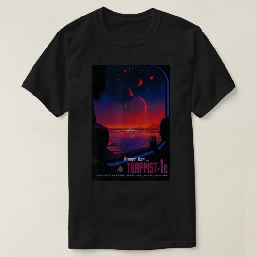 trappist1 Planet Space Travel Science Teac T-shirt (Design voorkant)